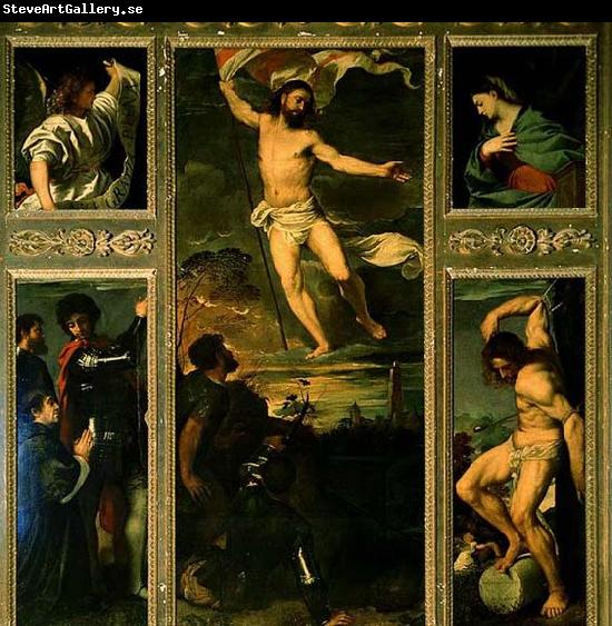 TIZIANO Vecellio Polyptych of the Resurrection